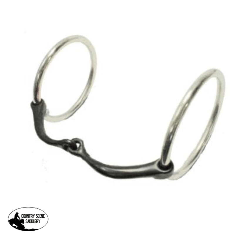 071004 Curved Medium Mouth 2 1/2″ Ring Snaffel