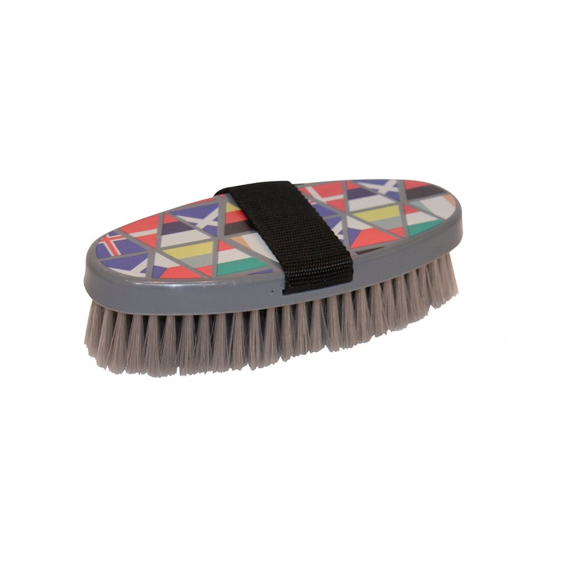 Roma Pattern Body Brush National Flags