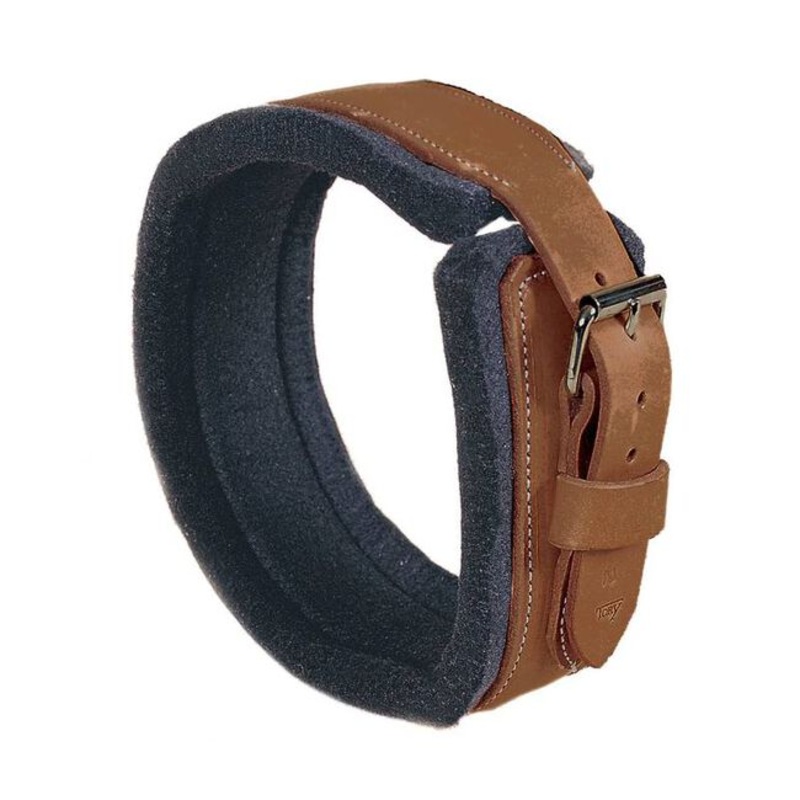 Leather W/Felt Cribbing Collar