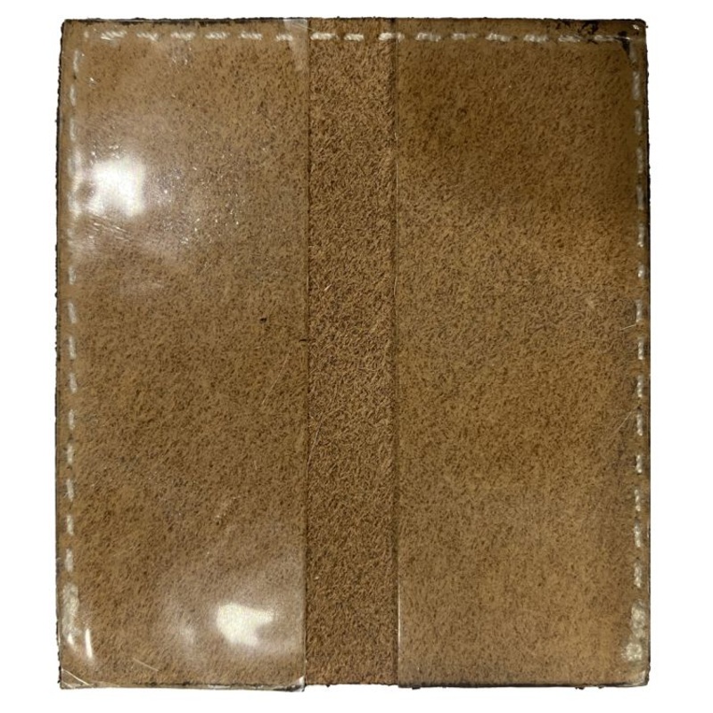 Stick On Black and Gold Acid Wash Hair on Cowhide Cell Phone Card Wallet