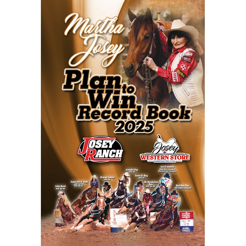 2025 Martha Josey Barrel Racing & Rodeo Horse Record Book