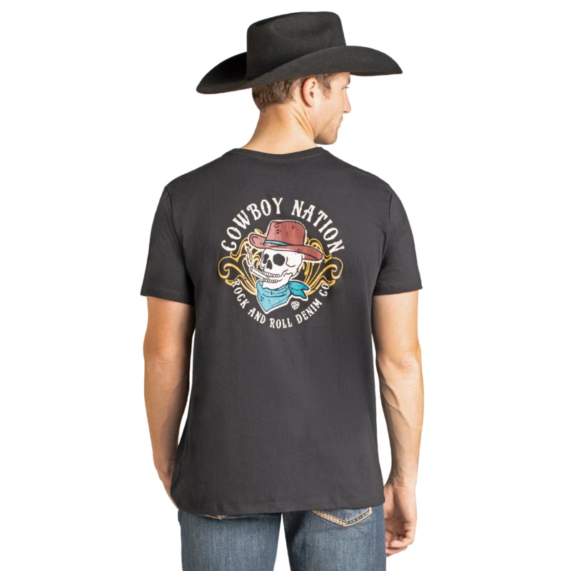 Black Skull Tee by Rock & Roll