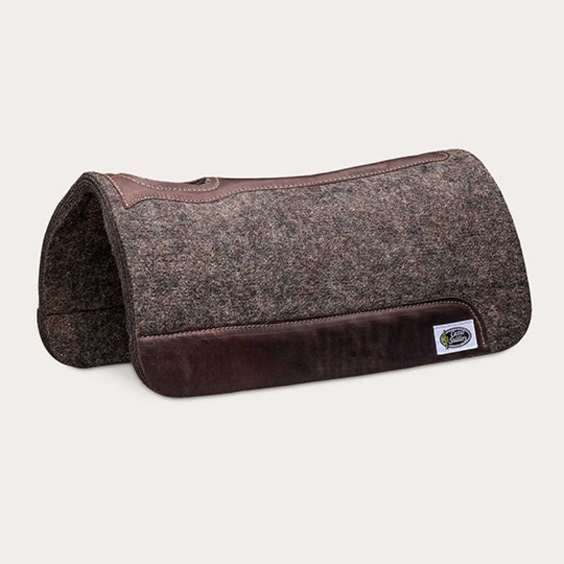 Cactus Saddlery Gray 1″ Felt Roper Saddle Pad 31″ x 30″