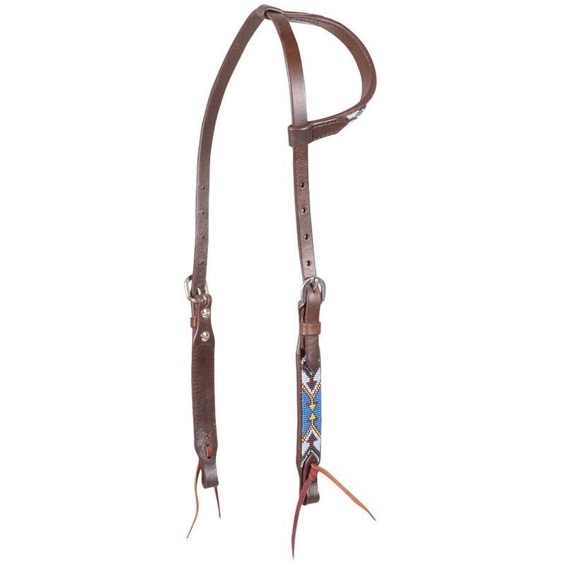 Cashel Beaded Slip Ear Headstall