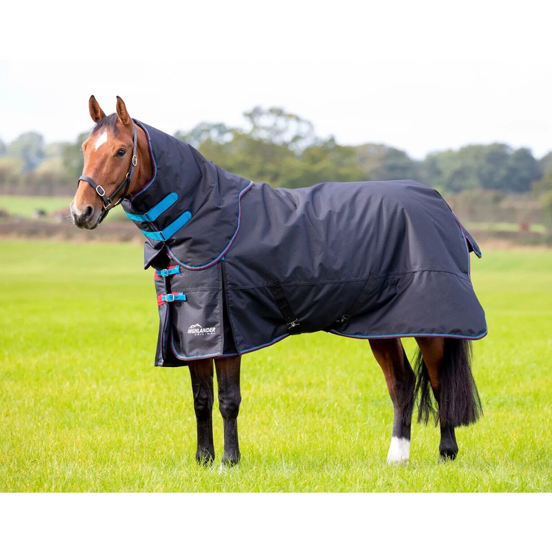 Shires Highlander Original 200g Horse Turnout Rug & Neck Set