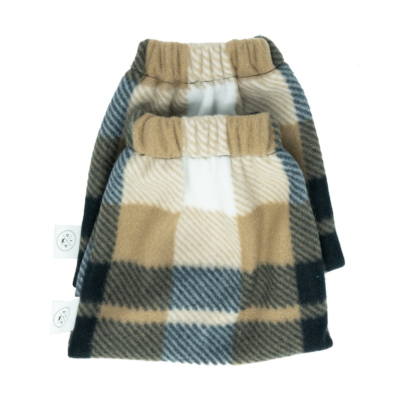 The Posh Pony Brown Plaid Stirrup Covers