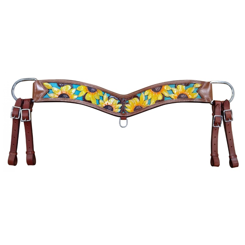 Showman Hand Painted Sunflower tripping collar