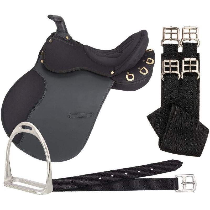 Blemished Eclipse Trail Saddle with Horn Package