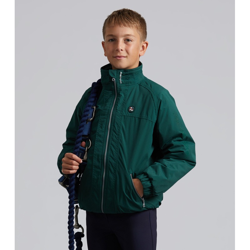 Junior Pro Rider Unisex Riding Jacket Green