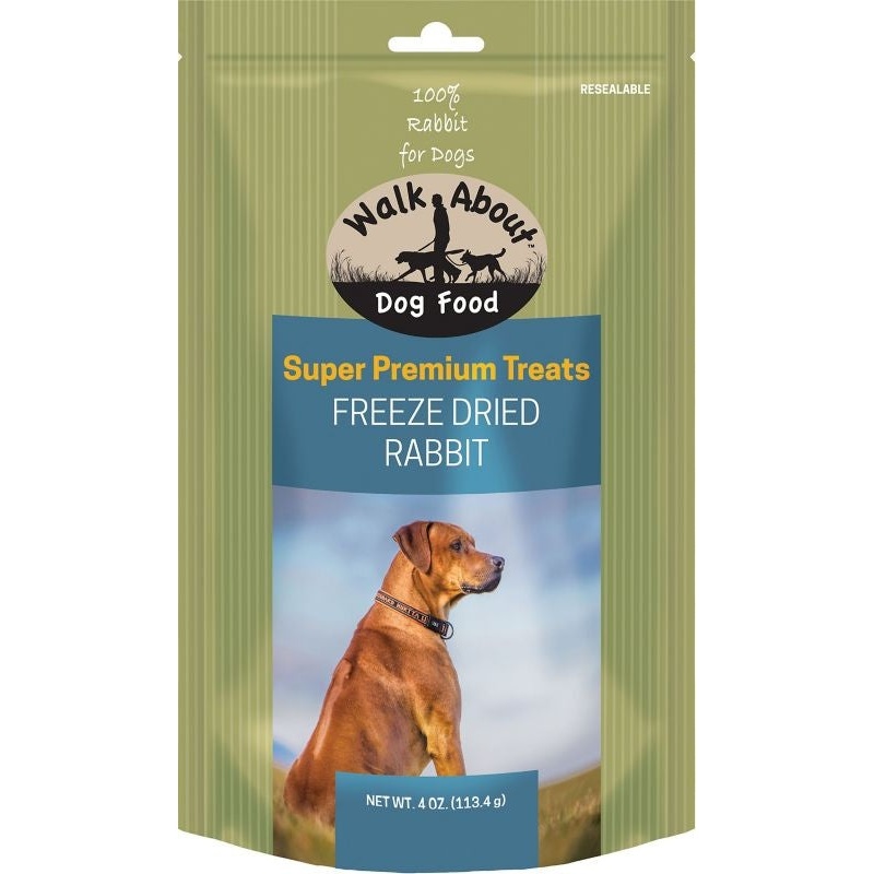 Walkabout Freeze Dried Dog Treats – Rabbit