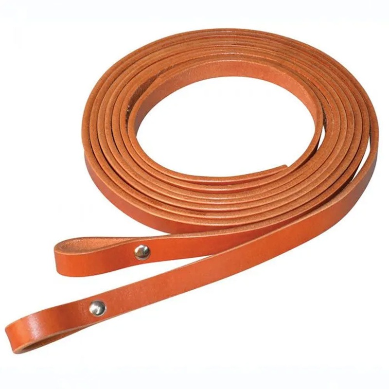4775-0004 Circle Y 7 Foot Western Split Reins – Regular Oil