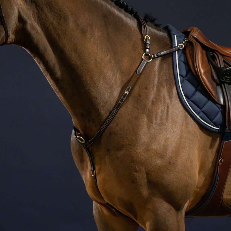 Dy’on D Collection Bridge Breastplate – Brown