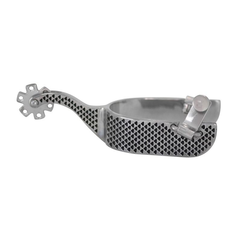Partrade Cowboy Tack Black Rasp Large Cup Spur