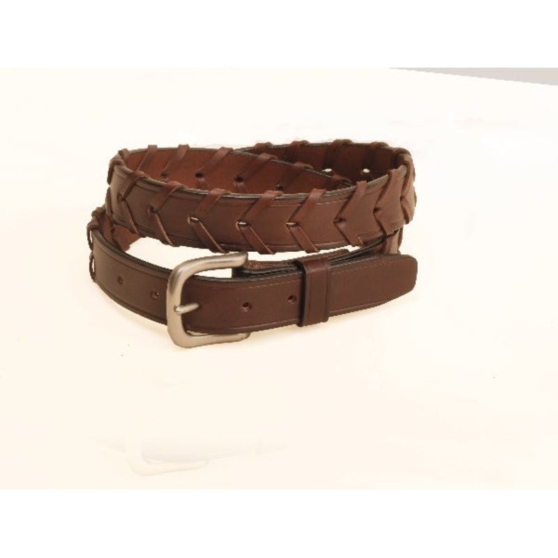 Tory Leather 1 1/4″ Laced Belt