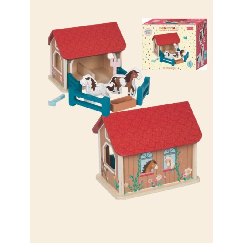 Wooden Stable Set Toy