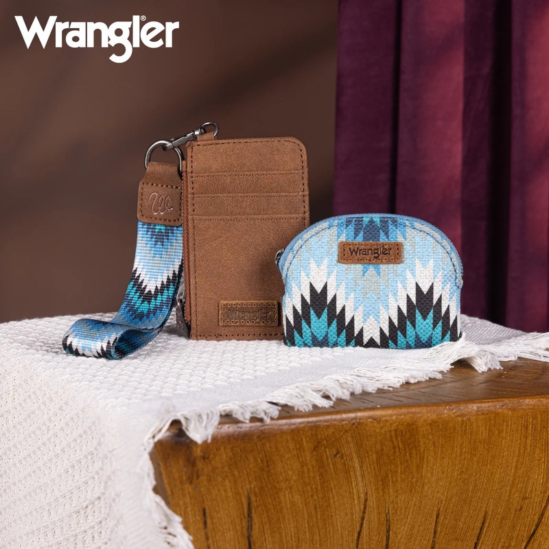 Wrangler Dual Pouch Wristlet ~ Jean